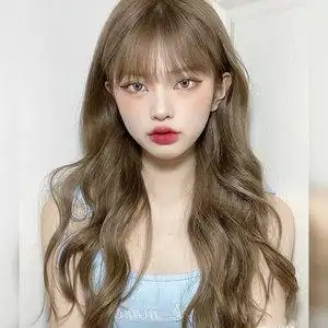 奶茶灰棕色假发女长卷发气质大波浪中长发蓬松冷茶金棕自然全头套