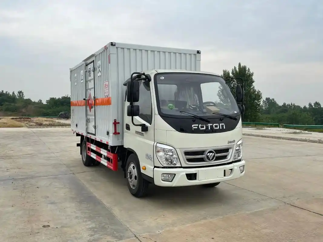 福田奥铃捷运危险品运输车整车尺寸:5995×20 - 抖音