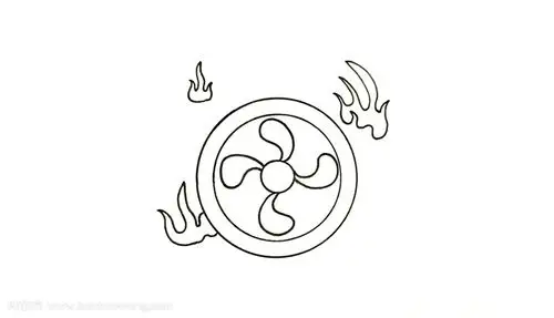 哪吒的风火轮简笔画教程