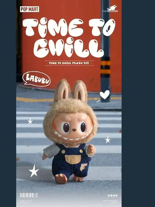 姐妹们冲鸭～这只初代的大号labubu毛绒公仔真的是太