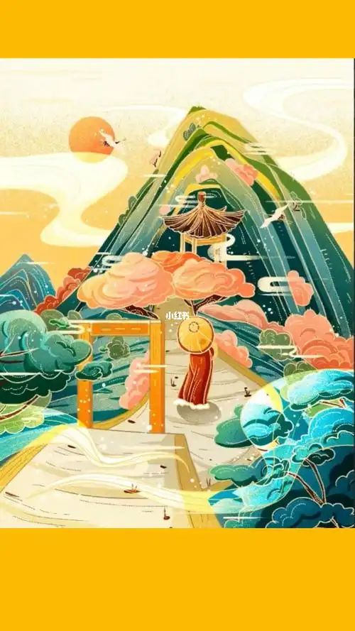 国潮风插画怎么画手绘国潮风