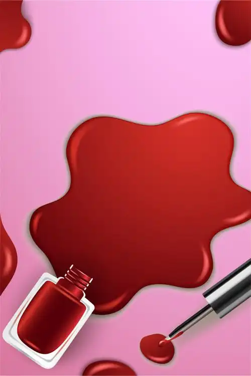 美妆化妆上新海报背景