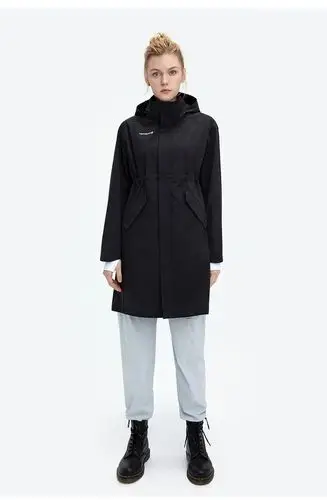 hotsuit后秀女子中长款梭织外套