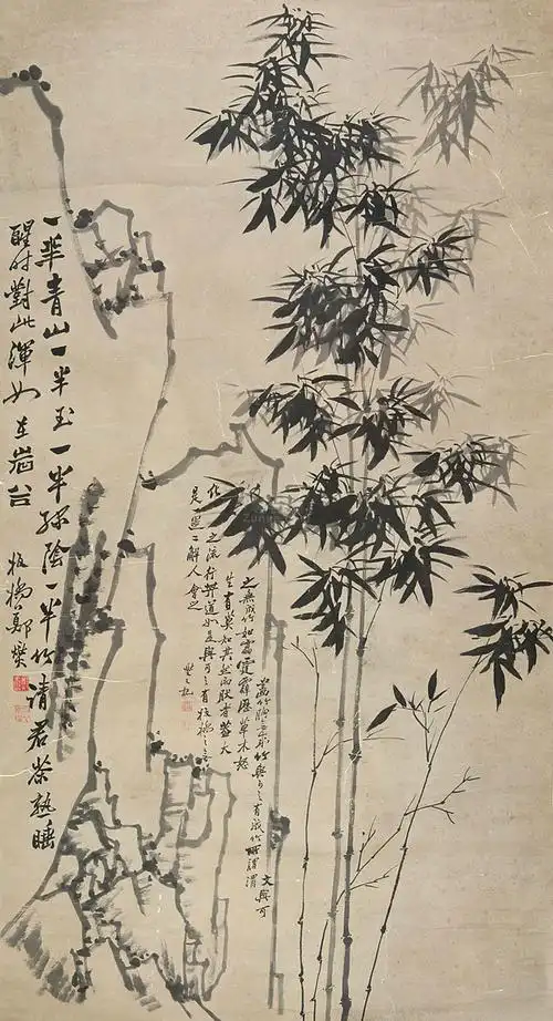 郑板桥国画竹子