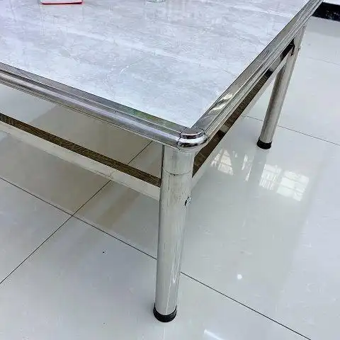 不锈钢方桌子架加厚四方桌子框烧烤折叠桌大排档桌正方形家用户外 长