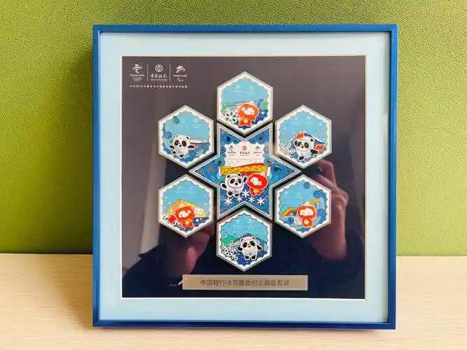 中行雪花拼图徽章