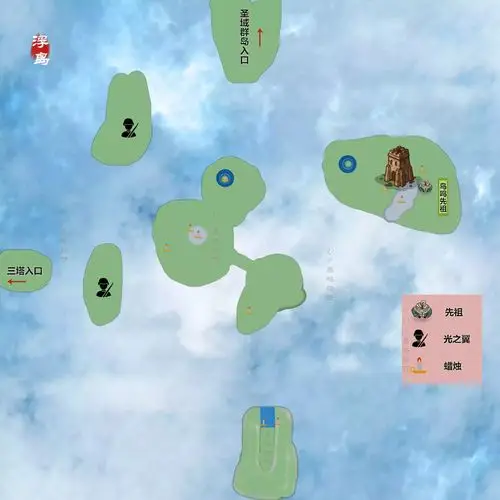 光遇平面图云野篇