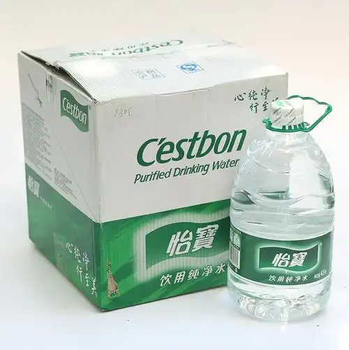 怡宝饮用纯净水大桶装4.5l*4桶 整箱批发长沙发货v0.038方g18.9kg