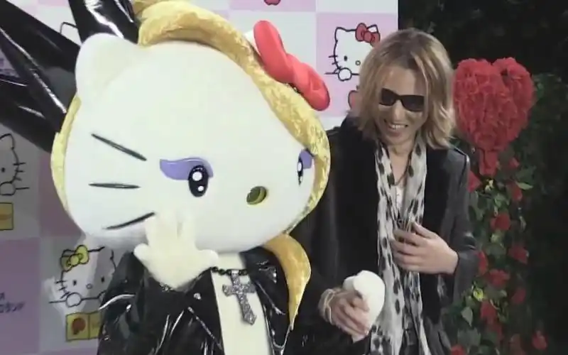 【yoshiki】hello kitty诞生40周年纪念活动 yoshikitty