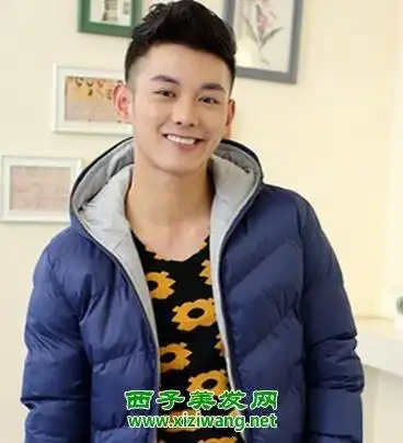 头型尖的男生短发发型 让尖头变圆润