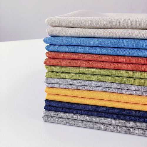 厂家直销加厚亚麻沙发布面料,沙发布料,沙发翻新,箱包布面料diy
