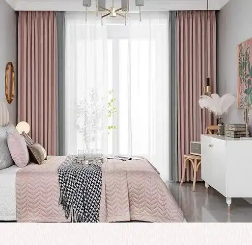 盘点2020年最火的轻奢风拼色窗帘