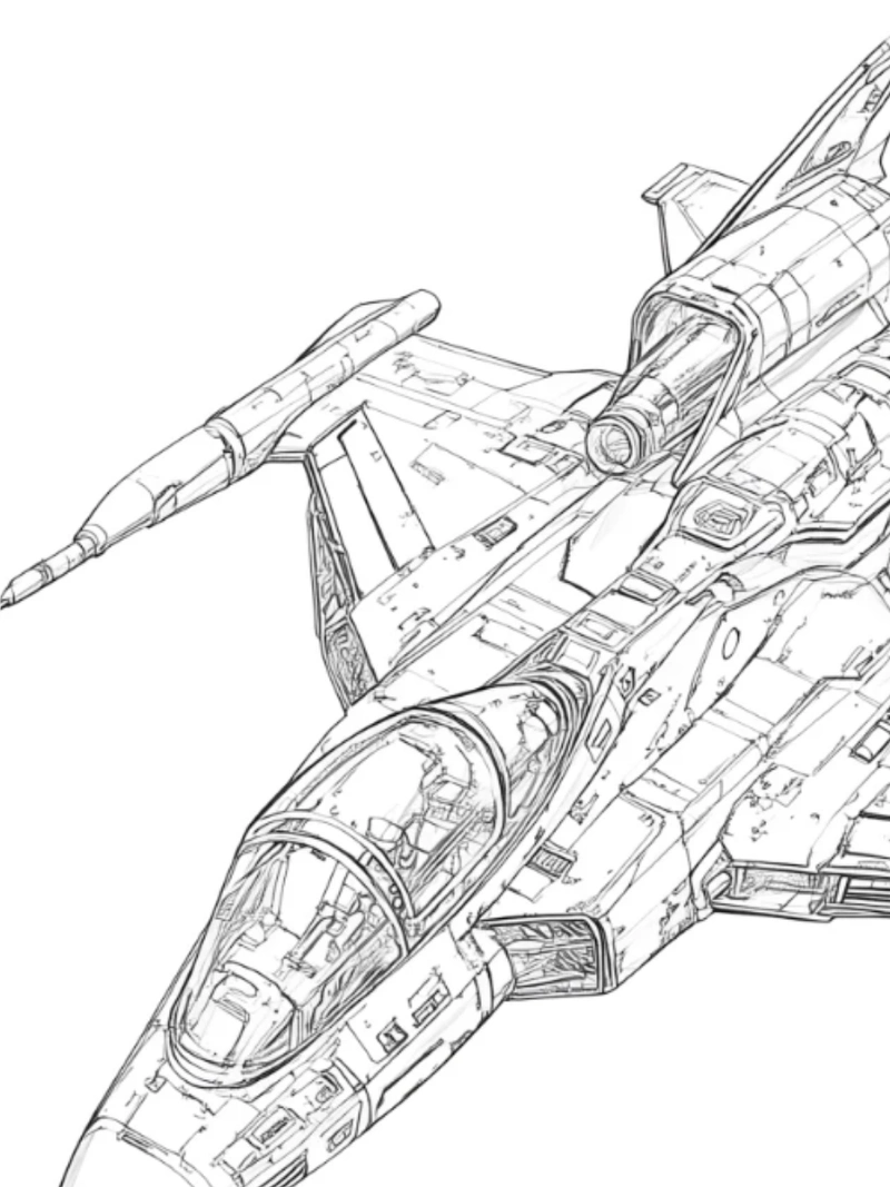 战斗机简笔画,快来了解一下吧