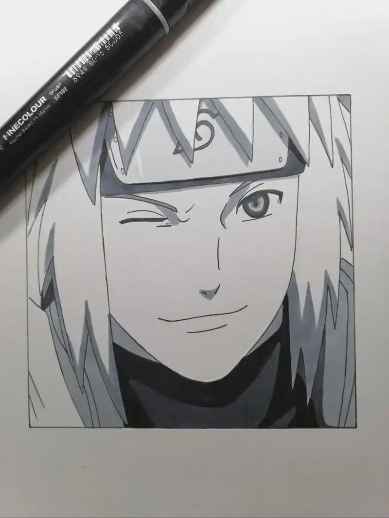 水门教程 #火影忍者# #手绘教程# #水门