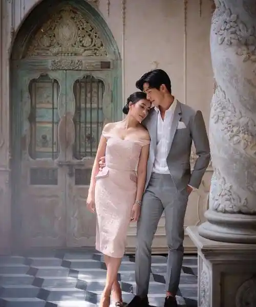 泰剧男星push婚后携妻子登杂志封面,这大概就是爱情的样子_jui_生活