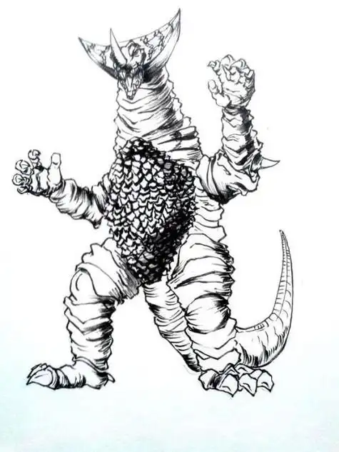 画哥莫拉的简笔画6奥特曼打怪兽简笔画奥特曼打怪兽简笔画图片哥莫拉