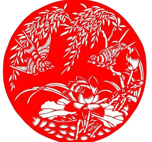 剪纸小知识莲花剪纸