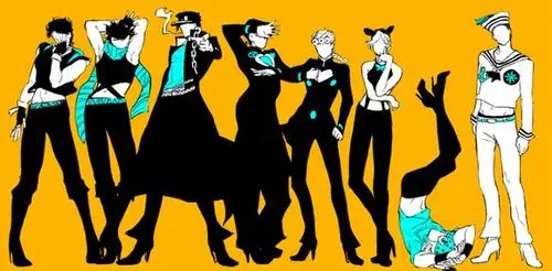 以上是各主角的jojo立