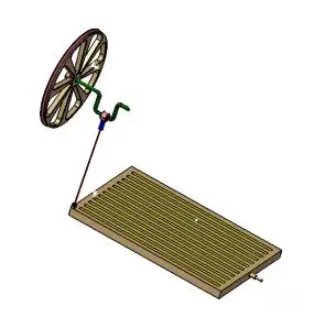 缝纫机脚踏板曲柄摇杆机构三维建模和有限元分析图纸合集的封面图