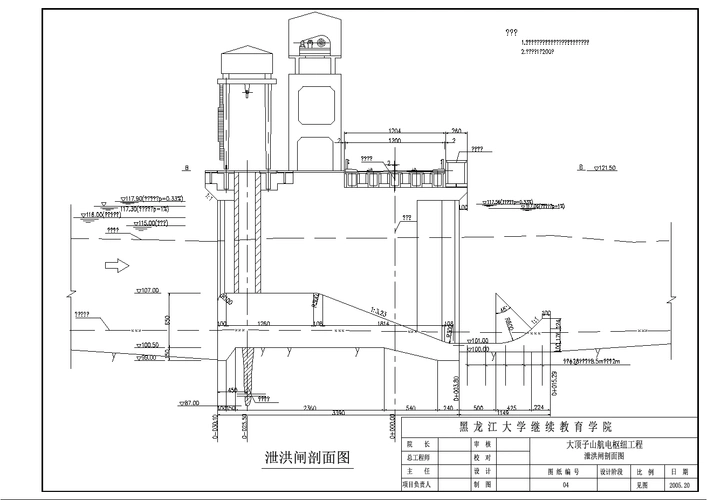 lcl溢流堰结构图