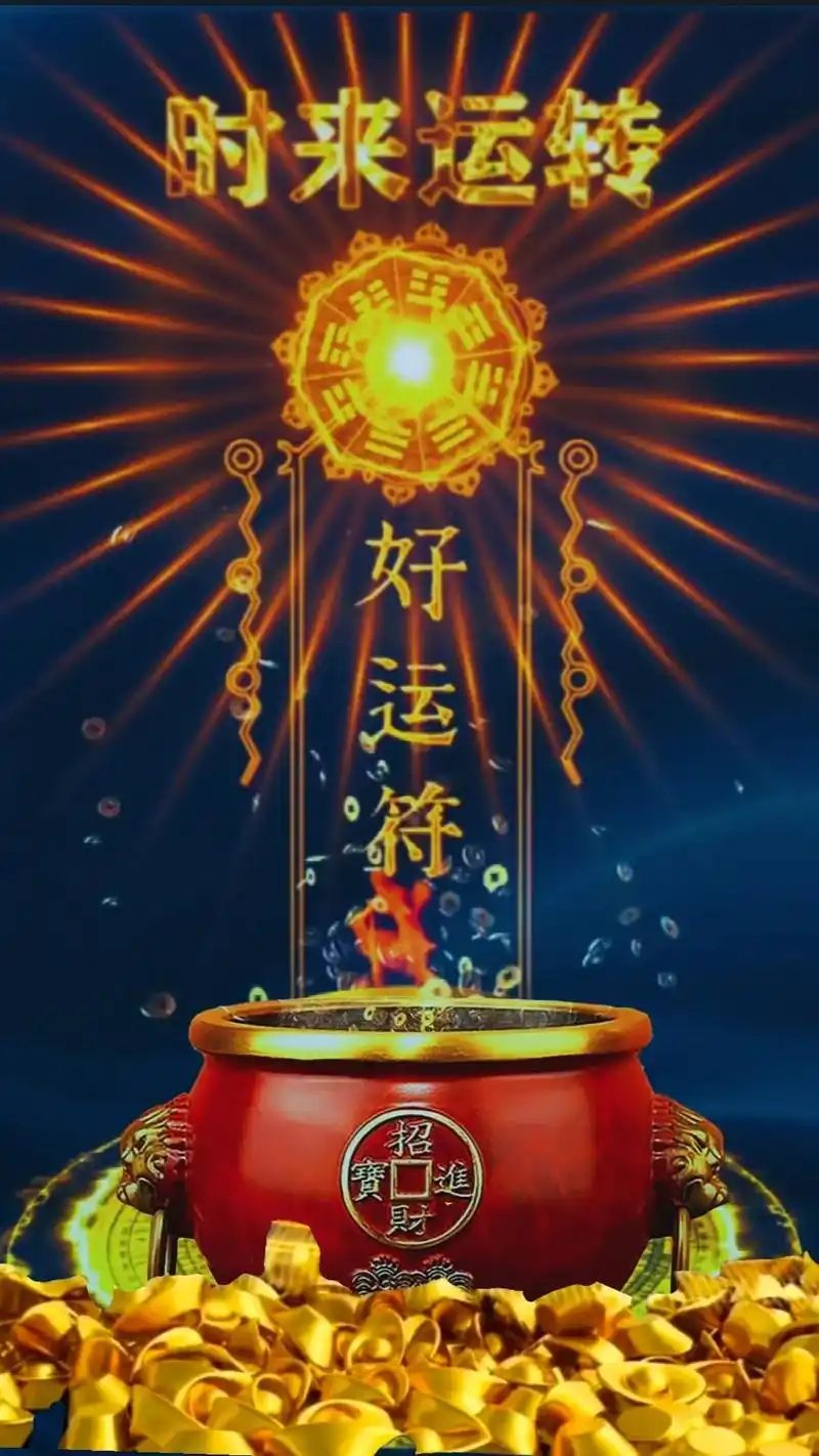 时来运转,好运自来#抖音图文来了 #高清壁纸 #见者好运 # - 抖音