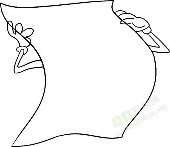 纸张简笔画图片教程