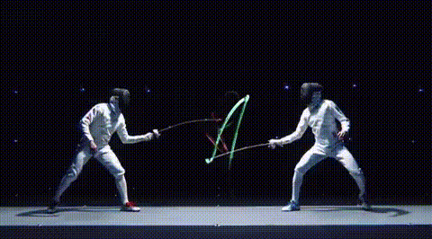 等你来亮剑外企运动会之击剑比赛