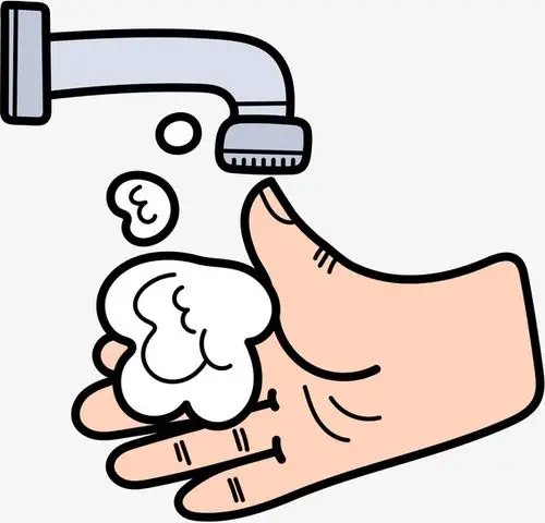 水龙头洗手矢量图案