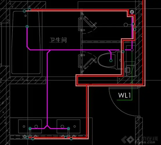 卫生间的两种排水官网布置方式,请问哪种好一点?