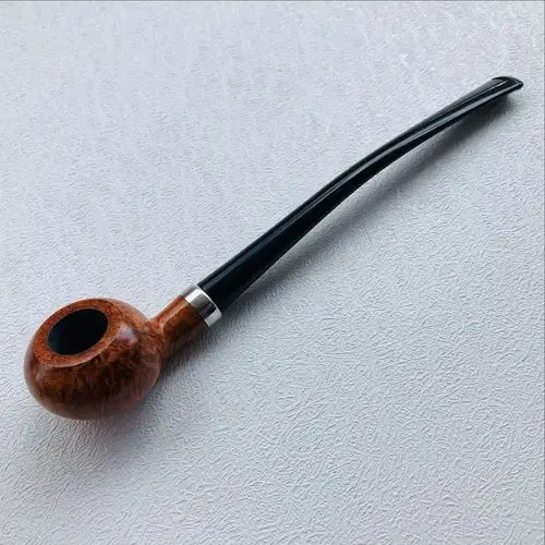 三森批发 石楠木烟斗 烟丝实木斗9613#加长阅读斗