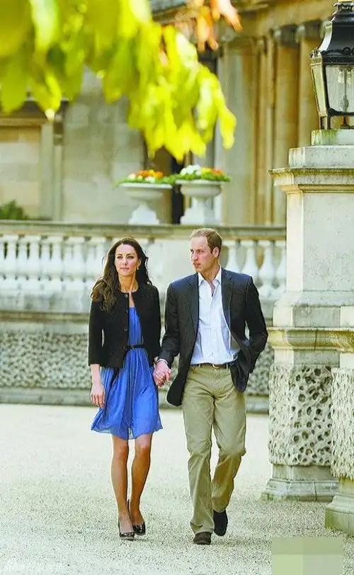 威廉王子和凯特王妃资料图片.