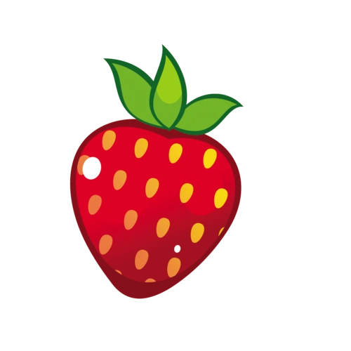 卡通水果草莓