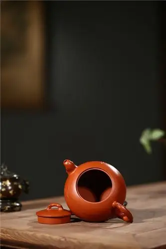 王志芳紫砂壶价格|正品手制清风壶原矿朱泥320cc