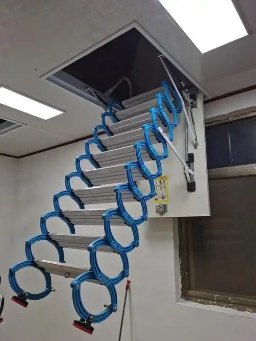 室内伸缩楼梯厂家批发 隐藏式楼梯