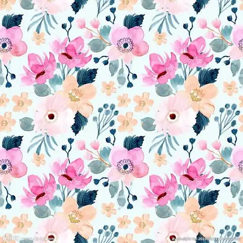 花卉印花图案图片