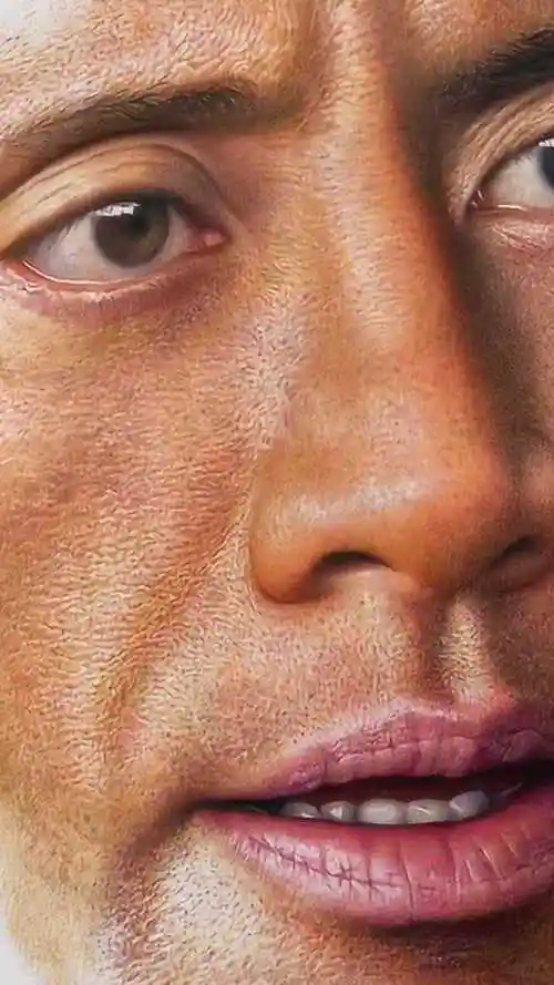 这才是写实派的油画,你看看画的是谁嘛