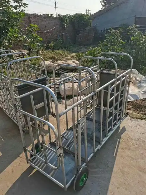 抓猪车装猪笼子生猪转运车拉猪车推猪上车笼猪场用称猪笼猪爬梯