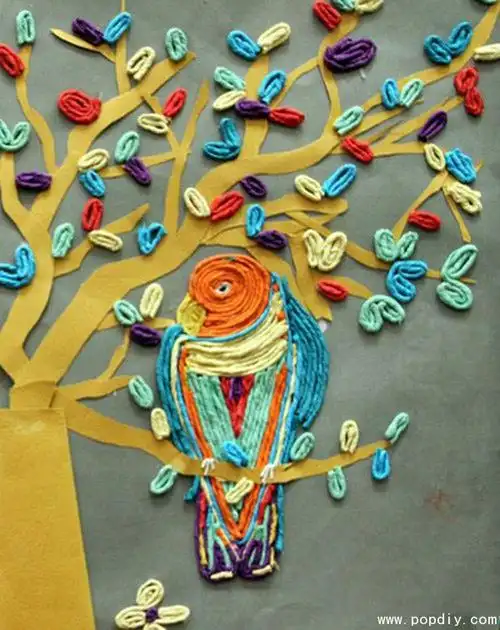 创意手工diy制作漂亮拼贴画教程图解