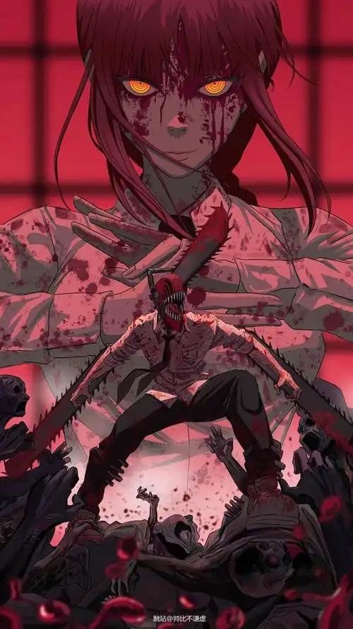 电锯人插画图片壁纸