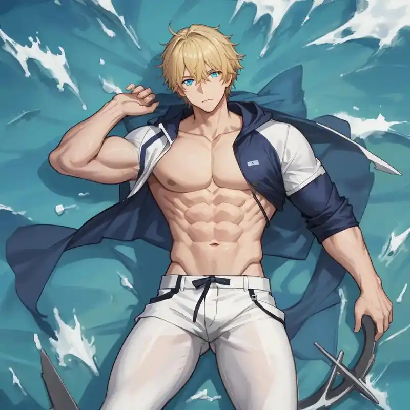 泳装杰哥.#通往群星的轨道 #二次元 #这谁顶得住啊 #杰帕 - 抖音