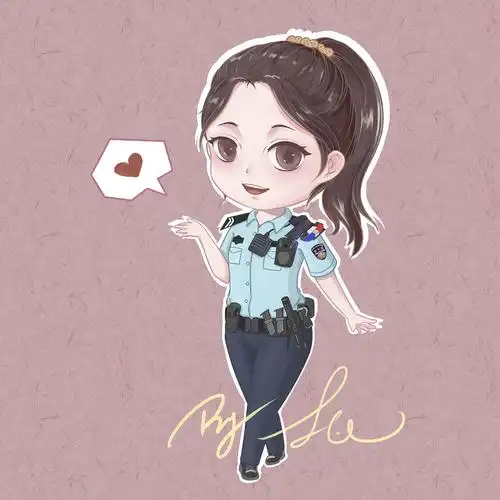 警花小姐姐的新年贺图w