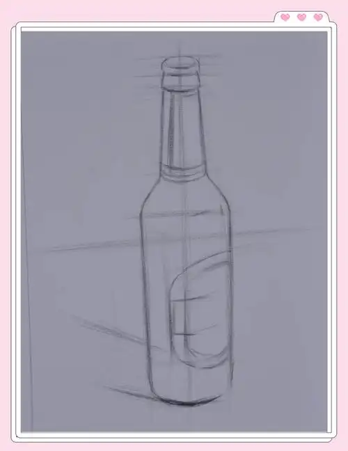 如何画啤酒瓶的明暗素描?四个步骤搞定!