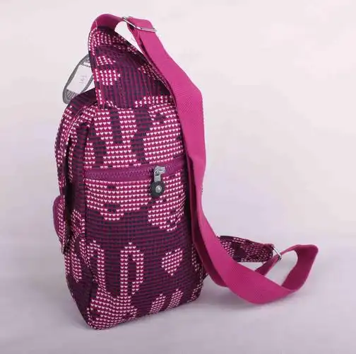 kipling2013经典款胸包 吉普林胸前挎包随身包 紫色兔子
