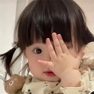 呆萌可爱的小女孩头像超级温馨 优质又很吸引人的小女孩头像合集