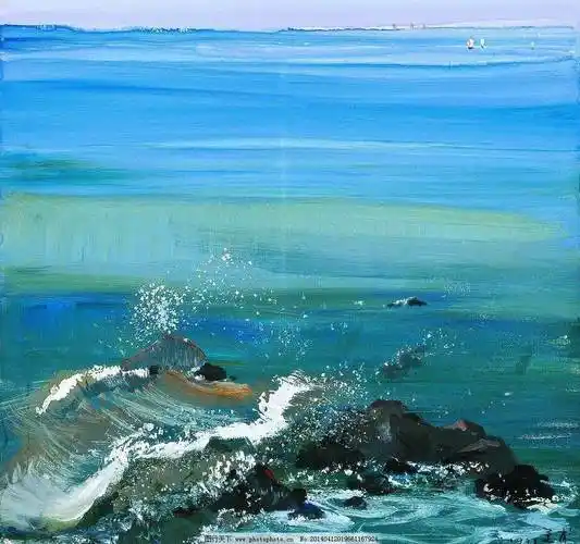 大海的水粉画教程简单怎么用水粉画大海