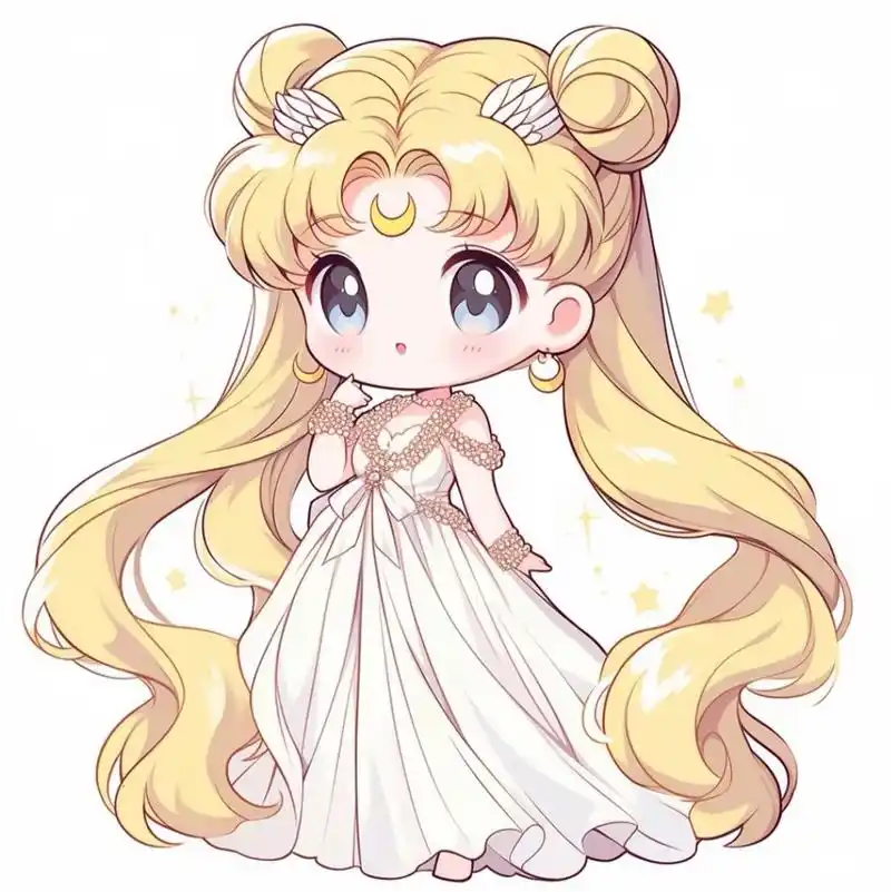 【动漫二次元美少女头像分享】 q版美少女战士,你喜欢哪一款风格?