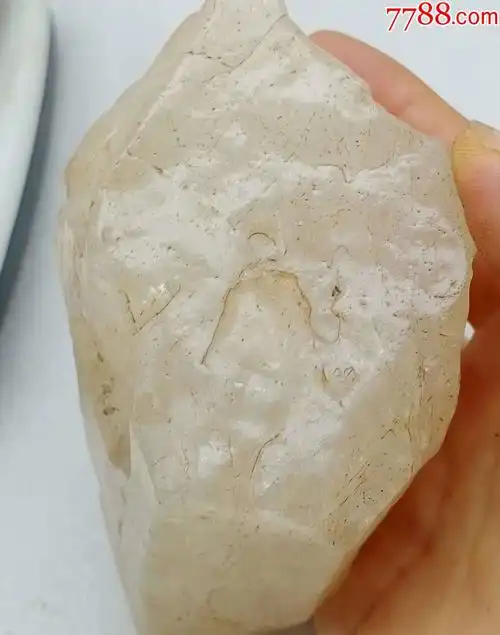 4158新疆天然戈壁托帕原石562克