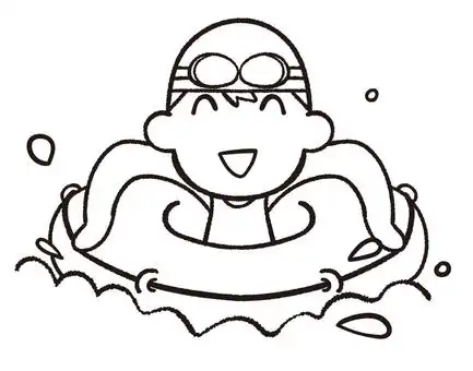 免费的剪贴画:泳 浮动 夏天 游泳池 海开 - 1143366 |illustac