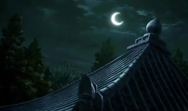 《鬼灭之刃》的夜景,有人说凄美有人说恐怖,看见房子发怵