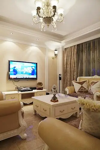 欧式 三居 白领 80后 小资 客厅图片来自武汉全有装饰在奥山世纪城128